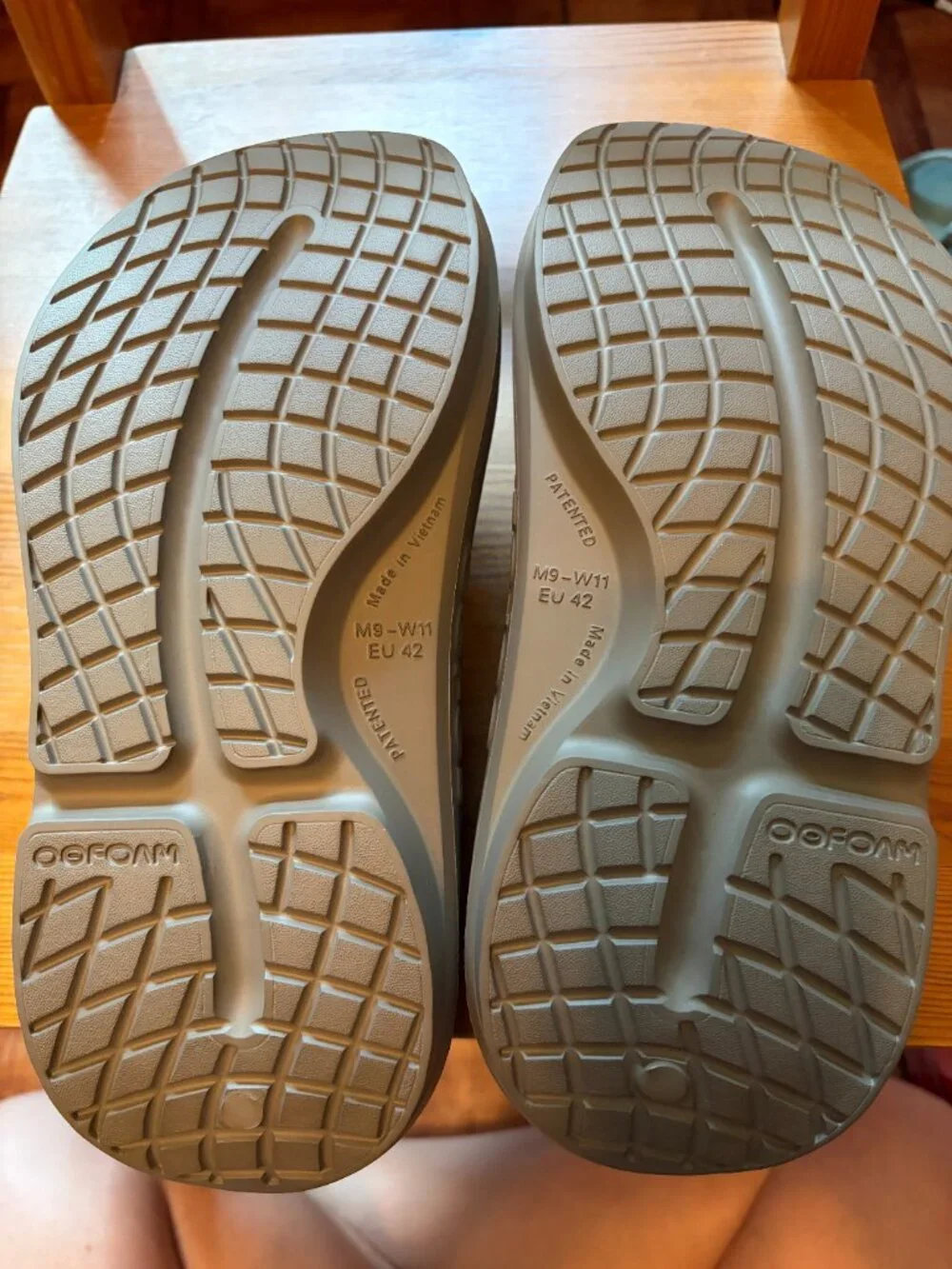 OOFOS Plus Recovery Sandal M9W11- Driftwood